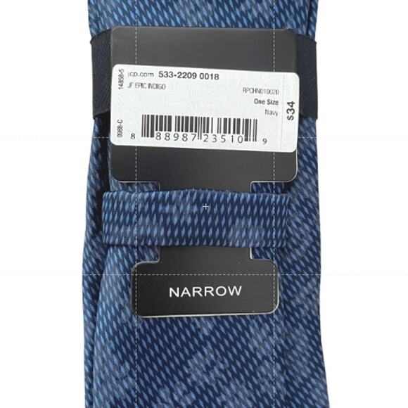 Nick Graham Dress Shirt Stretch Modern Fit Blue Plaid w/Tie 16 16 1/2 32-33 Lg - Picture 8 of 10